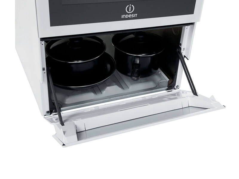 INDESIT Electric Cooker (4 Electric + Oven + Grill) - I5ESH1E(W)/EX - INDESIT Electric Cooker (4 Electric + Oven + Grill) - I5ESH1E(W)/EX - Image 3
