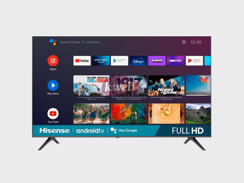 Hisense 40 inch Android TV, 40 Inch Smart TV with Built-in WiFi, Chromecast, Bluetooth and Free-to-air Receiver - Hisense 40 Inch Android TV, 40 Inch Smart TV, Full HD - Uganda