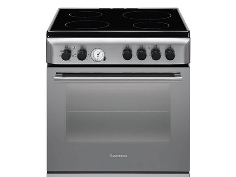 Ariston Electric Cooker Oven with Vitro Ceramic Cooktop 60cm - A6V530X - Ariston Electric Cooker Oven with Vitro Ceramic Cooktop 60cm - A6V530X