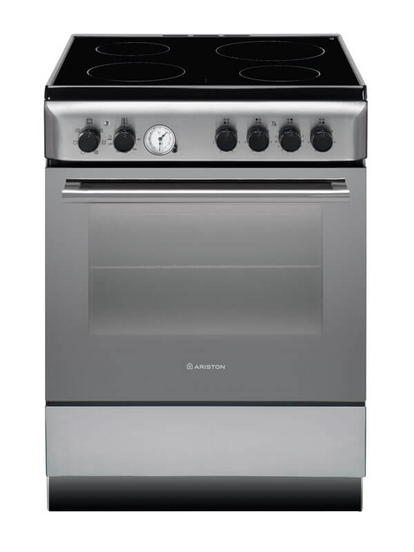 Ariston Electric Cooker Oven with Vitro Ceramic Cooktop 60cm - A6V530X - Ariston Electric Cooker Oven with Vitro Ceramic Cooktop 60cm - A6V530X - Image 2