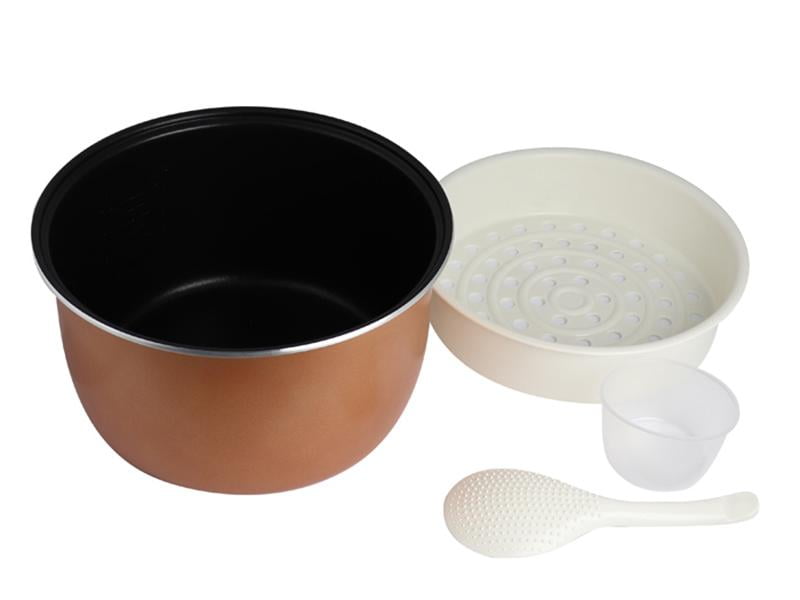 Elekta 1.8L Rice Cooker Gold with Non-stick Bowl, 700w - ERC-188G - Elekta 1.8L Rice Cooker Gold with Non-stick Bowl, 700w - ERC-188G - Image 2