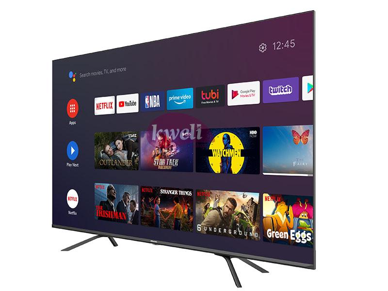 Hisense 49 Inch Android TV, Full HD LED Smart TV with Built-in Chromecast, Bluetooth, WiFi and Free-to-Air Receiver - 49N2182PW - Hisense 49 inch Android TV, 49 Inch Full HD Smart TV