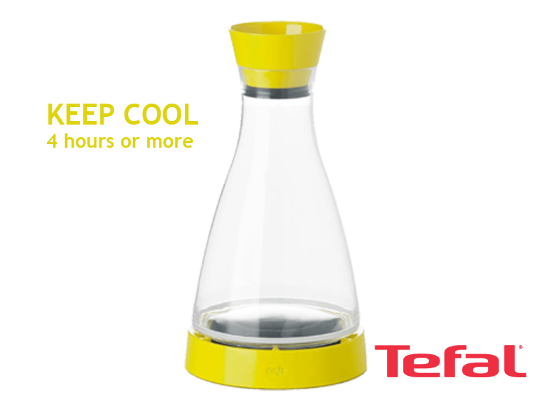 TEFAL Flow Friend Cooling Jug, Yellow - 1 liter - K3056112 - TEFAL Flow Friend Cooling Jug, Yellow - 1 liter - K3056112 - Image 2