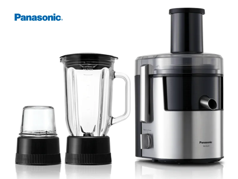 Panasonic Juicer Blender, Juice Extractor with Glass Jar Blender with Grinder MJDJ31, 800w, 3-in-1 Juicer Blenders Blenders 3 Panasonic Juicer Blender, Juice Extractor with Glass Jar Blender with Grinder MJDJ31, 800w, 3-in-1 Juicer Blenders Blenders 3