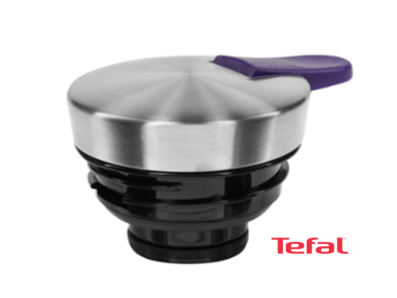 Tefal Thermos and Vacuum Jug, Soft Grip, Blackberry- K3040214 - Tefal Thermos and Vacuum Jug, Soft Grip, Blackberry- K3040214 - Image 5