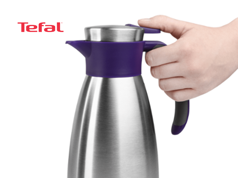 Tefal Thermos and Vacuum Jug, Soft Grip, Blackberry- K3040214 - Tefal Thermos and Vacuum Jug K3040214_3