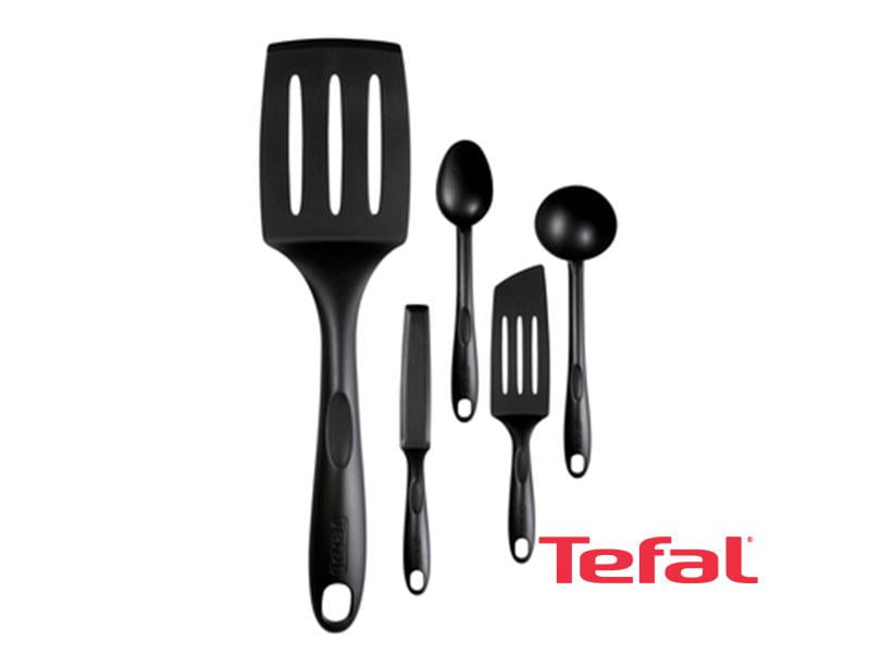 TEFAL Bienvenue Set, 5-piece Cooking Utensils and Service Set - K001A504 - TEFAL Bienvenue Set, 5-piece Cooking Utensils and Service Set - K001A504