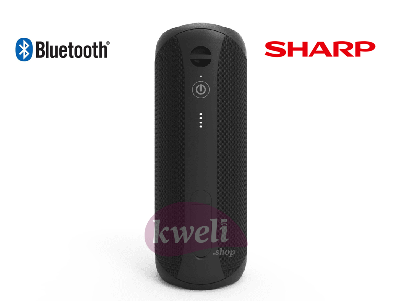 Sharp Portable Bluetooth Speaker GX-BT280BK; Built in Mic for answering Calls, Micro USB Charging, Audio Cable - Sharp Portable Bluetooth Speaker GX-BT280BK; Built in Mic for answering Calls, Micro USB Charging, Audio Cable - Image 3