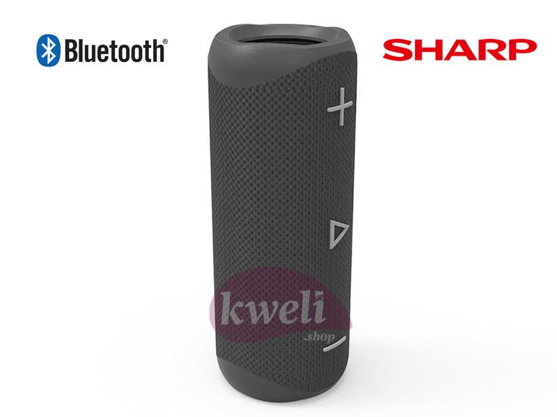 Sharp Portable Bluetooth Speaker GX-BT280BK; Built in Mic for answering Calls, Micro USB Charging, Audio Cable - Sharp Portable Bluetooth Speaker GX-BT280BK; Built in Mic for answering Calls, Micro USB Charging, Audio Cable - Image 4