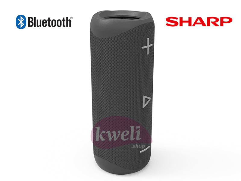 Sharp Portable Bluetooth Speaker GX-BT280BK; Built in Mic for answering Calls, Micro USB Charging, Audio Cable - Sharp Portable Bluetooth Speaker GX-BT280BK- Built in Mic for answering Calls, Micro USB Charging, Audio Cable_2