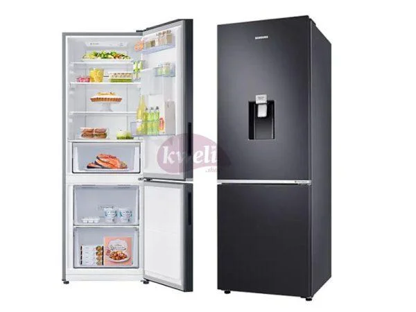 Samsung 370-liter Refrigerator with Dispenser RB30 N4160B1 – Double Door Fridge, Bottom Mount Freezer, Frost Free Samsung Refrigerators