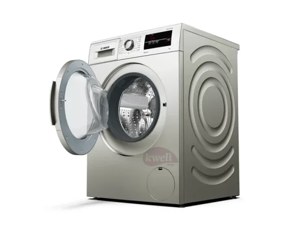 BOSCH 7kg Front Load Washing Machine WAJ2017SKE; Pre-Wash, VarioDrum, ActiveWater Plus, Reload (Add Items), 1000rpm, Silver inox Front Load Washing Machines