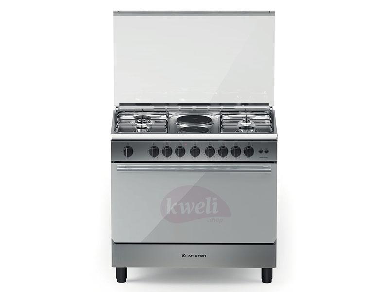 Ariston Cooker, 90cm 4 Gas +2 Electric Combo Cooker with Wide Gas Oven, Rotisserie - BAM940 - Ariston Cooker, 90cm 4 Gas +2 Electric Combo Cooker with Wide Gas Oven, Rotisserie - BAM940