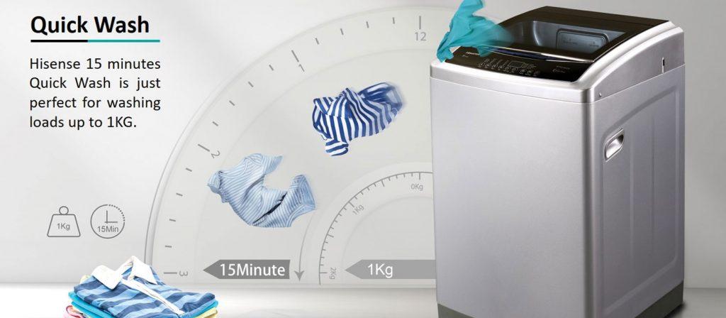Hisense 17kg Top Load Washing Machine WT3T1723UT; Soft Closing Door, Auto Power off, Super Clean - Hisense 17kg Top Load Washing Machine WT3T1723UT; Soft Closing Door, Auto Power off, Super Clean