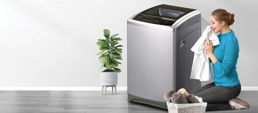 Hisense 17kg Top Load Washing Machine WT3T1723UT; Soft Closing Door, Auto Power off, Super Clean - Hisense 17kg Top Load Washing Machine WT3T1723UT
