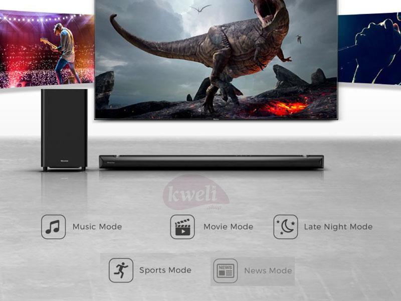 Hisense 5.1.2Ch Soundbar with Dolby Atmos HS512 - 500 watts, Bluetooth, DOLBY Audio - Hisense 5.1.2Ch Soundbar with Dolby Atmos HS512 - 500 watts, Bluetooth, DOLBY Audio - Image 2