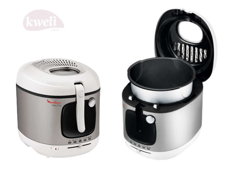 Moulinex 3-liter/2kg Deep Fryer AM480027; 2100 watts, Non-stick removable bowl - Moulinex 3-liter/2kg Deep Fryer AM480027; 2100 watts, Non-stick removable bowl - Image 2
