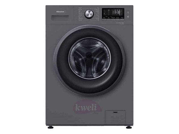 Hisense 7kg Front Load Washing Machine WFHV7012S; 1200RPM Spin, A+++ Energy Efficiency, Child Lock