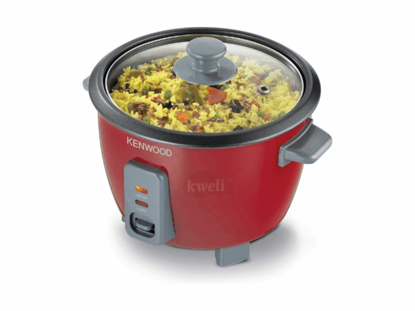 Kweli.shop - Kenwood 2 in 1 Rice Cooker with Steamer RCM30 Red 3 -