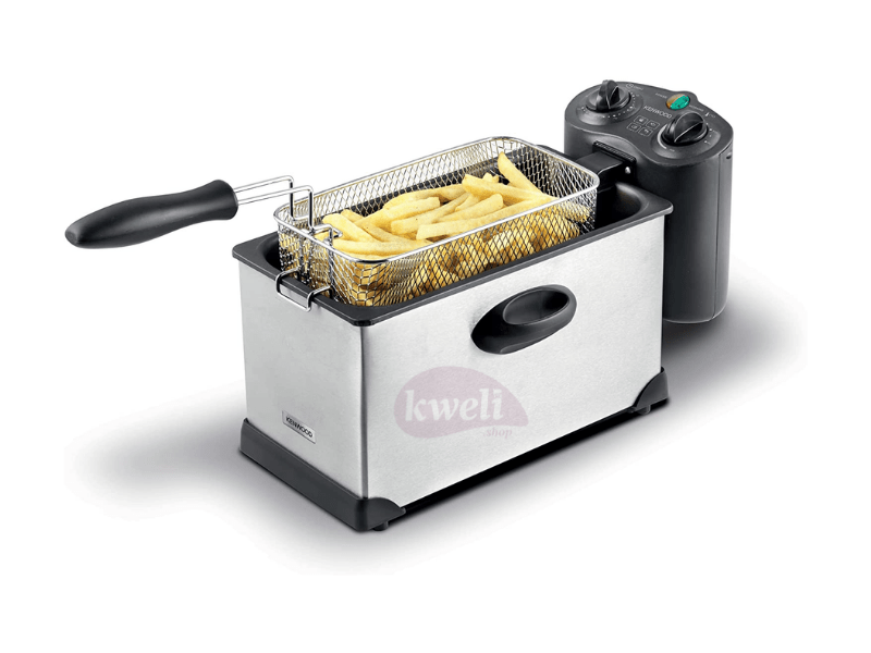 Kenwood 3-Litre 2000W Deep Fryer DFM50.000SS; 30-Minute Timer, Adjustable Thermostat, Viewing Window, Removable Filter - Kenwood 3-Litre 2000W Deep Fryer DFM50.000SS; 30-Minute Timer, Adjustable Thermostat, Viewing Window, Removable Filter