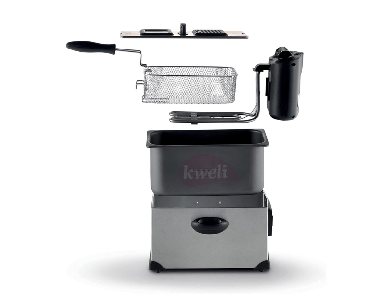 Kenwood 3-Litre 2000W Deep Fryer DFM50.000SS; 30-Minute Timer, Adjustable Thermostat, Viewing Window, Removable Filter - Kenwood 3-Litre 2000W Deep Fryer DFM50.000SS; 30-Minute Timer, Adjustable Thermostat, Viewing Window, Removable Filter - Image 2
