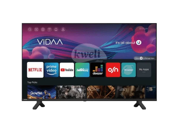 Toshiba 43 Inch Smart TV 43V35 – Full HD VIDAA Smart TV; DTS HD, Game Mode, Screensharing, Free-to-Air, Frameless (Bezel Less) Toshiba TVs