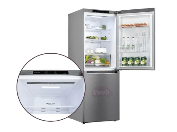 LG 306-litre Refrigerator GC-B369NLJM with Bottom Freezer; Door Cooling+™, Total no frost Double Door Fridges