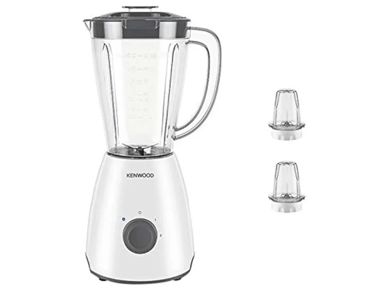 Kenwood 3-Piece Blender BLP10A0WH; 400 Watts with 2 Mill, white Blenders Juice blender 4 Kenwood 3-Piece Blender BLP10A0WH; 400 Watts with 2 Mill, white Blenders Juice blender 4