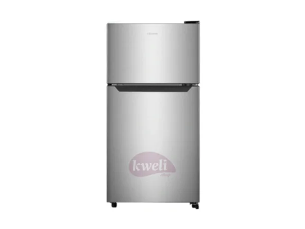 Hisense 120L Double Door Fridge RD-12DR; Top freezer, Defrost Hisense Fridges Double door fridge