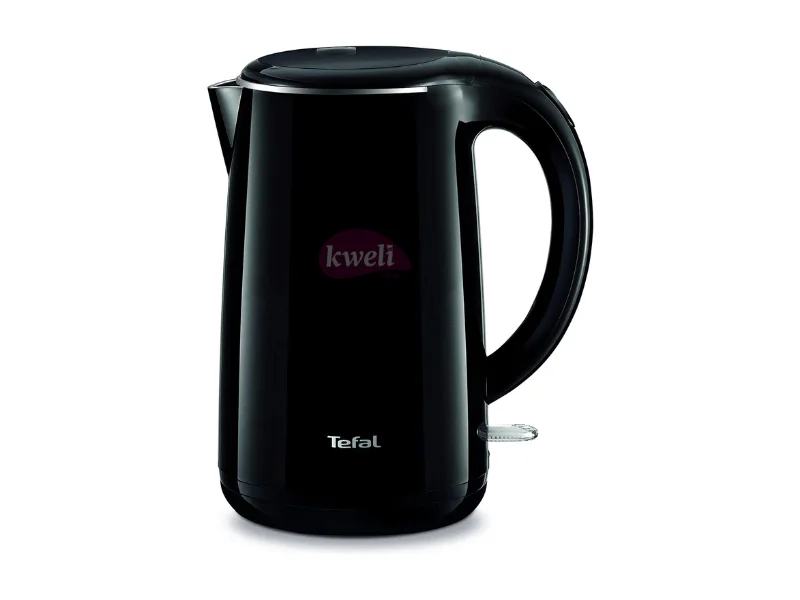 Tefal Electric Safa Tea Kettle KO260865; 1.7L Black insulated Metallic Kettles