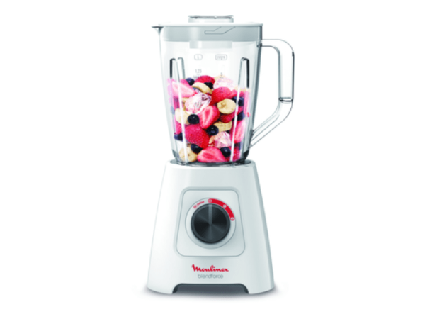 Moulinex BlendForce smoothie Blender LM423127; 600 Watts, smart lock & efficient ice crush function. Smoothie Blenders Smoothie Blender