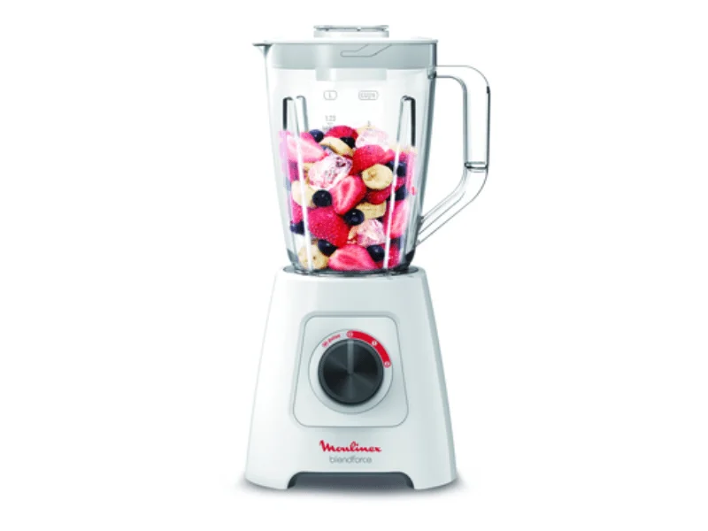 Moulinex BlendForce smoothie Blender LM423127; 600 Watts, smart lock & efficient ice crush function. Blenders Smoothie Blender