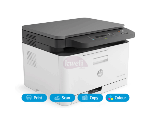 HP Color Laser MFP 178nw A4 Wi-Fi Colour Laser Printer; Print, Scan, Copy, 18ppm Black/4ppm Colour, 1,000/700 Toner Yield