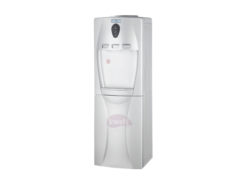 Solstar 3-tap Water Dispenser WD-64C-SLBSS, 12 liter Cabinet, Hot/Cold/Normal, 90 watts - Solstar 3-tap Water Dispenser WD-64C-SLBSS, 12 liter Cabinet, Hot/Cold/Normal, 90 watts