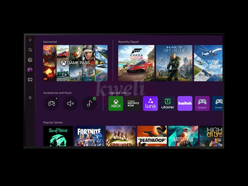 Samsung 65 inch Crystal UHD 4K Smart TV UA65CU8000(2023); AirSlim, Dynamic Crystal Color, Smart Remote + Mic, Tizen™, 205 watts Samsung TVs