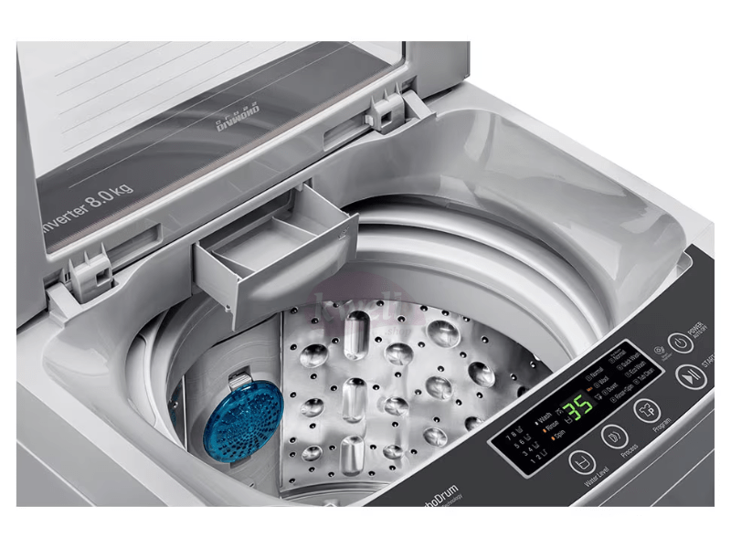 LG 8kg Top Load Washing Machine T8585NDKVH; 740rpm, Smart Inverter, Smart Motion, Turbo Drum, Auto Restart - LG 8kg Top Load Washing Machine T8585NDKVH; 740rpm, Smart Inverter, Smart Motion, Turbo Drum, Auto Restart - Image 7