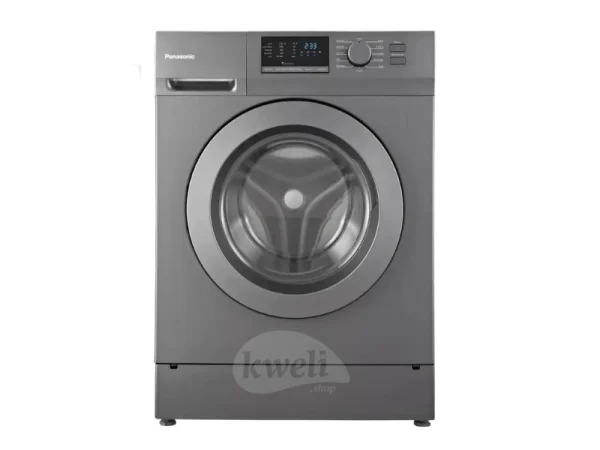 Panasonic 8kg Front Load Washing Machine NA-128XB1; 1200rpm, Cold/Hot Wash, Silver Front Load Washing Machines