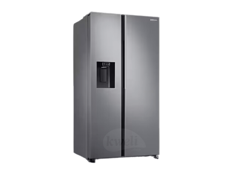 Samsung 635-litre Side By Side Refrigerator with Water & Ice Dispenser RS64R5111M9; All-round Cooling, Inverter Compressor, Total no frost - Inox/Silver - Samsung 635-litre Side By Side Refrigerator with Water & Ice Dispenser RS64R5111M9; All-round Cooling, Inverter Compressor, Total no frost - Inox/Silver