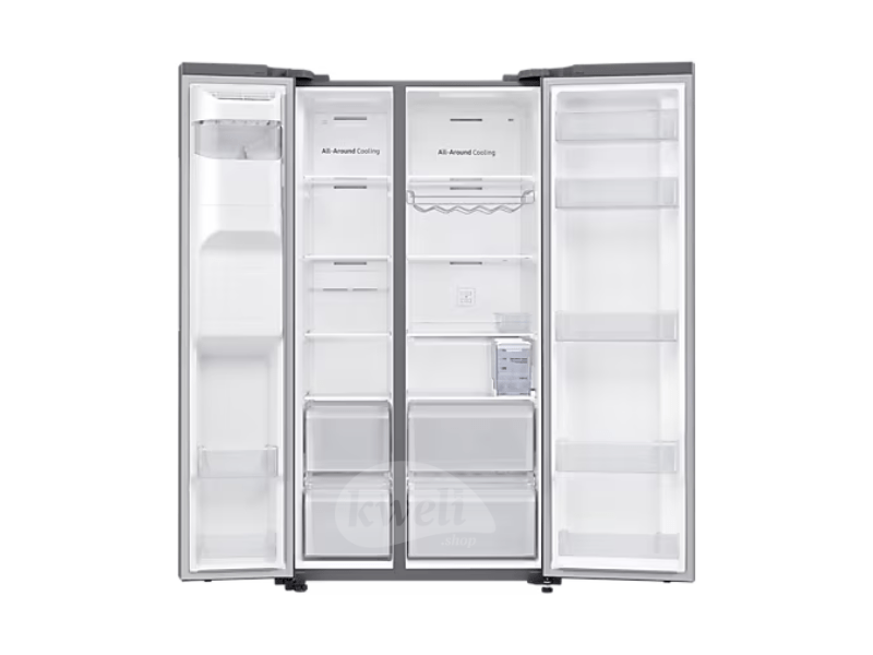 Samsung 635-litre Side By Side Refrigerator with Water & Ice Dispenser RS64R5111M9; All-round Cooling, Inverter Compressor, Total no frost - Inox/Silver - Samsung 635-litre Side By Side Refrigerator with Water & Ice Dispenser RS64R5111M9; All-round Cooling, Inverter Compressor, Total no frost - Inox/Silver - Image 5