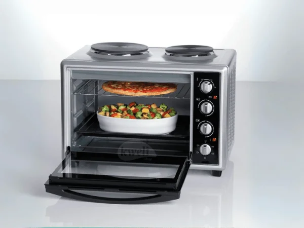Ariete Electric Oven with 2 Hot Plates SFO0995; 40L Oven, 3250 watts, Good for baking and Cooking Electric Ovens Electric Ovens 2
