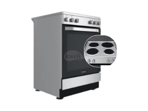 Ariston 60cm Electric Cooker AS67E4KHX; Electric Oven, Inox Cookers Ariston cooker