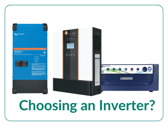 5 Things to Consider when Buying an Inverter - Choosing an inverter -