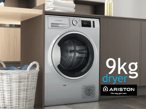 Ariston 9Kg Tumble Dryer with heat pump NTM119X1 Laundry Dryers Dryer