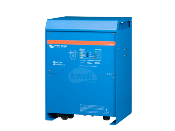 Victron Quattro 48/10000/140-100/100 Inverter Charger; 48V 10kVA Inverter, 8kW @ 25 °C, Two AC inputs/outputs, Split phase Hybrid Inverters