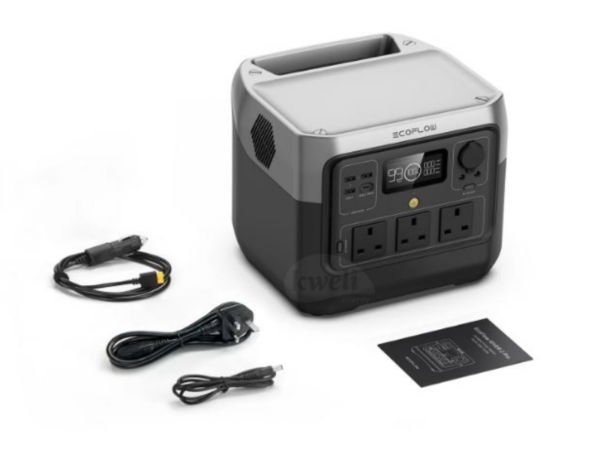EcoFlow RIVER 2 PRO UK Portable Power Station 800W; 768Wh Lithium Battery, 7.8kg light weight, Umeme, Car & Solar panel charging supported, full charge in 70 minutes Portable Power Stations