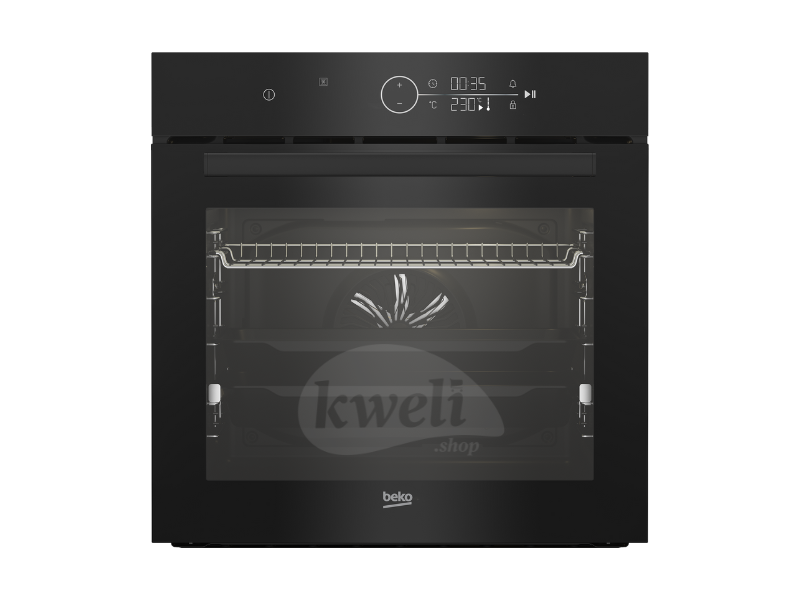 Beko 60cm Built-In Oven BBIM17400BDS; Fan-Assisted, 10 Functions, LED Touch Control, Steam Cleaning, Black Beko Appliances 3 Beko 60cm Built-In Oven BBIM17400BDS; Fan-Assisted, 10 Functions, LED Touch Control, Steam Cleaning, Black Beko Appliances 3