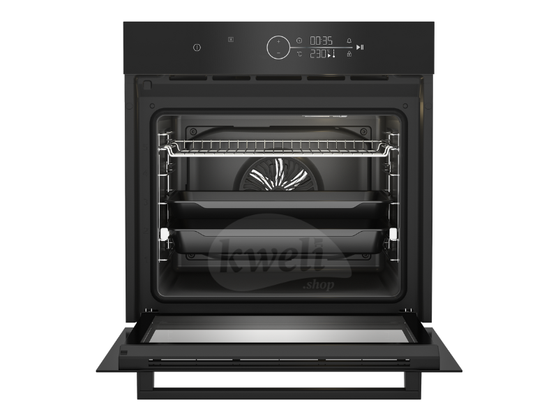 Beko 60cm Built-In Oven BBIM17400BDS; Fan-Assisted, 10 Functions, LED Touch Control, Steam Cleaning, Black Beko Appliances 2 Beko 60cm Built-In Oven BBIM17400BDS; Fan-Assisted, 10 Functions, LED Touch Control, Steam Cleaning, Black Beko Appliances 2