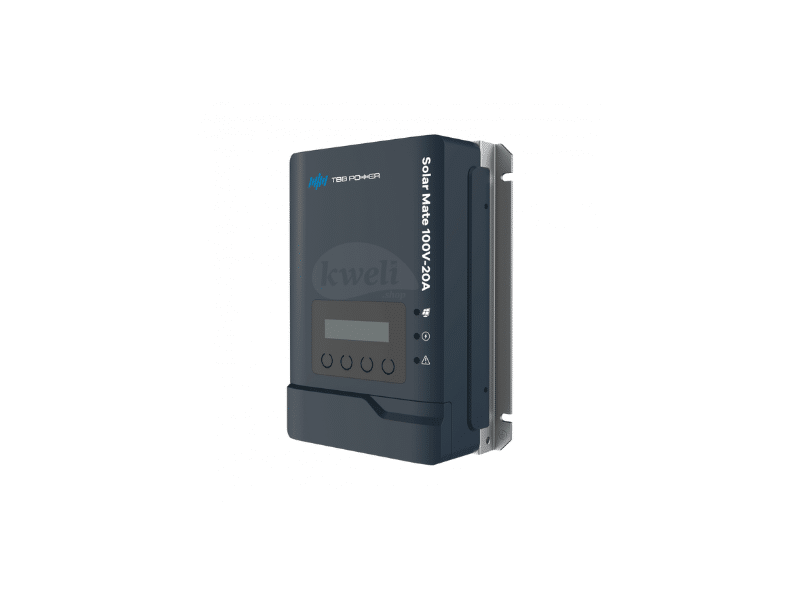 TBB SolarMate 100V 20A MPPT Solar Charge Controller SP100-20; 12V/24V/48V, Bluetooth Display, High Efficiency, 294W/588W/1176W, 100Vpv input - TBB SolarMate 100V 20A MPPT Solar Charge Controller SP100-20; 12V/24V/48V, Bluetooth Display, High Efficiency, 294W/588W/1176W, 100Vpv input - Image 2