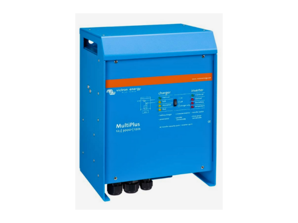 Victron MultiPlus 3kVA/2.4kW 48V Inverter Charger 48/3000/35-50 230V VE.Bus; 2.4kW Continuous Load, Pure Sine Wave, 35A Battery Charger, 50A Transfer Switch Inverter-Chargers