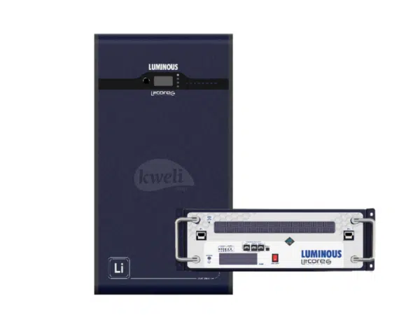 Luminous 200AH 48V 10.24kWh Lithium Phosphate (LiFePO₄) Solar Battery; Built-in BMS, Over 5000 Charge Cycles @25°C, 80% DoD, Scalable Up to 12 Units Lithium Batteries 3